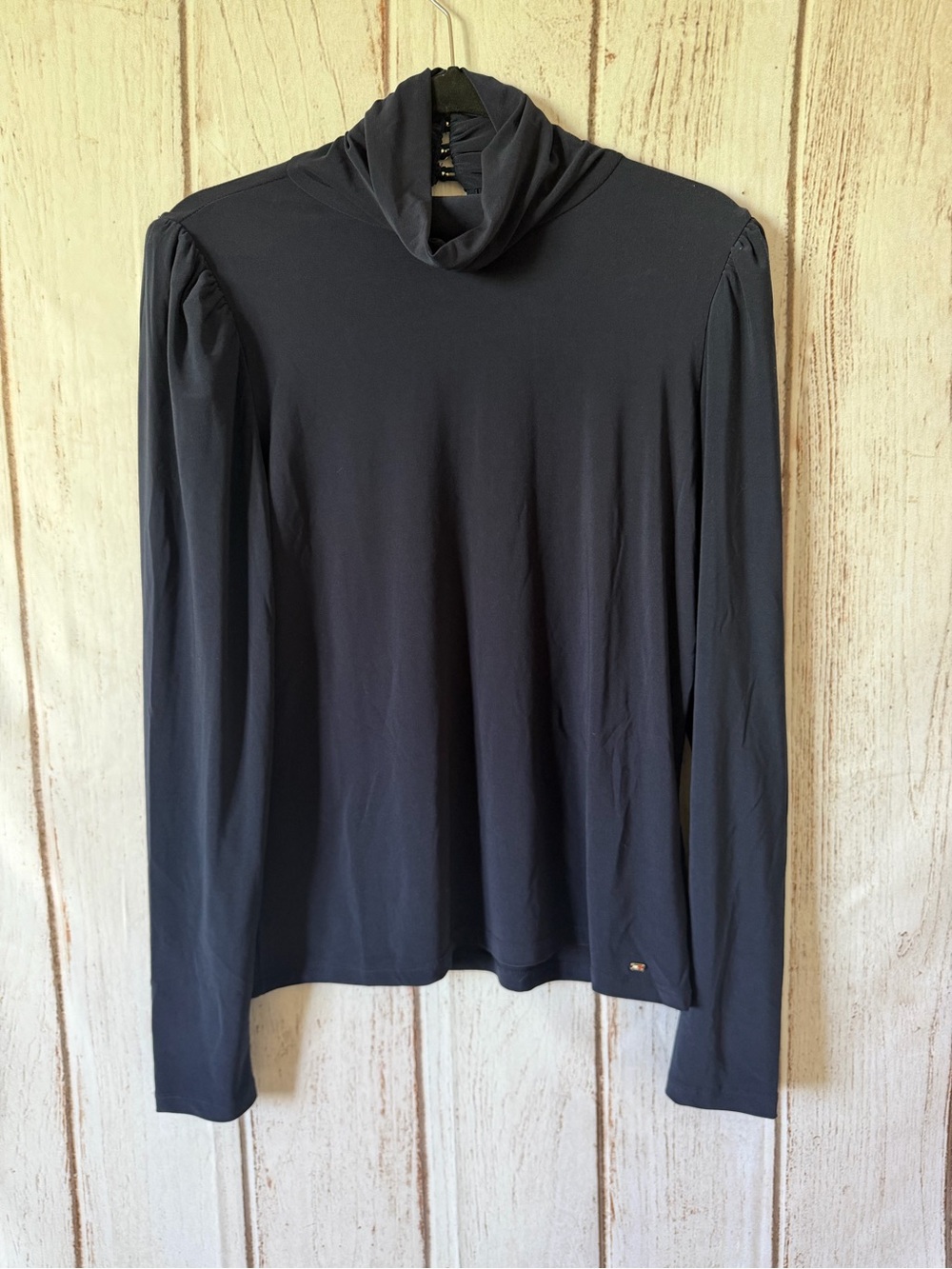Tommy Hilfiger Mock Neck Long Sleeve Top Size M